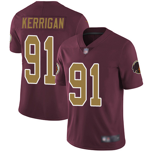 Washington Redskins Limited Burgundy Red Youth Ryan Kerrigan Alternate Jersey NFL Football #91 80th